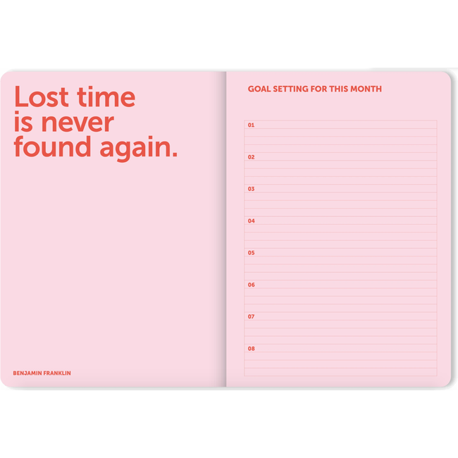 A-Journal A-Journal Spiral Organiser 2026 - Coral | Agenda 2026