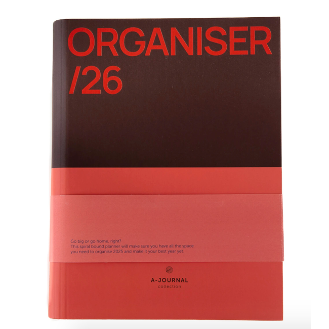 A-Journal A-Journal Spiral Organiser 2026 - Coral | Agenda 2026