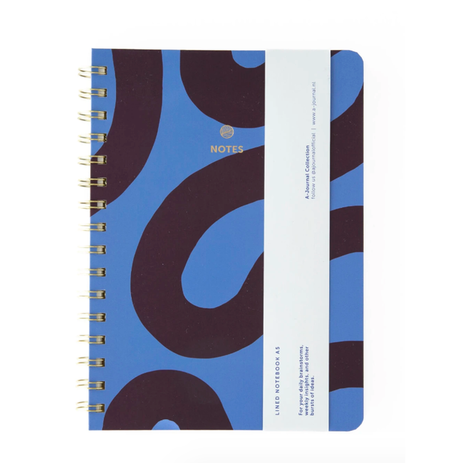 A-Journal A-Journal A5 Notebook Spiral Flow