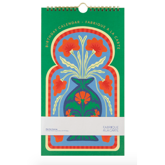 A-Journal Birthday Calendar - Flower Vase