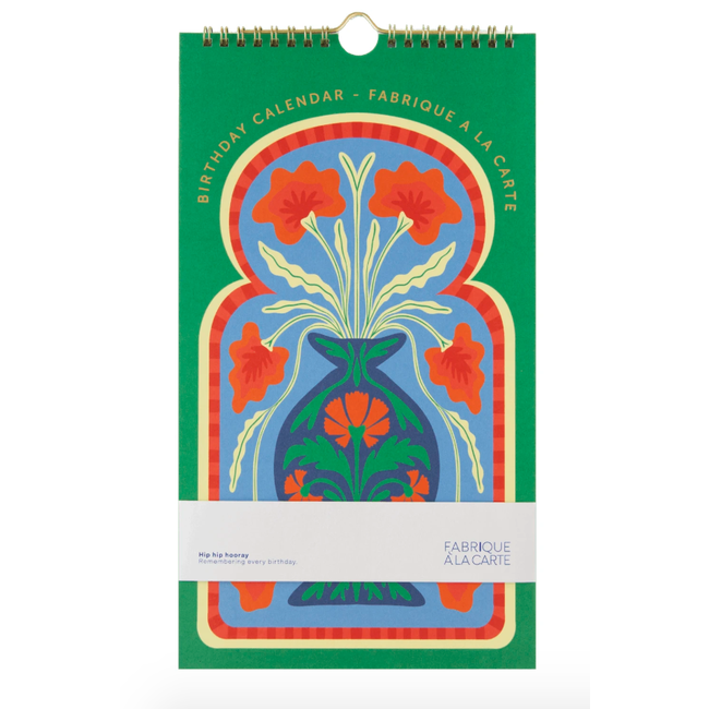 A-Journal Birthday Calendar - Flower Vase | Verjaardagskalender