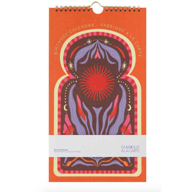 A-Journal Birthday Calendar - Altar Sun | Verjaardagskalender