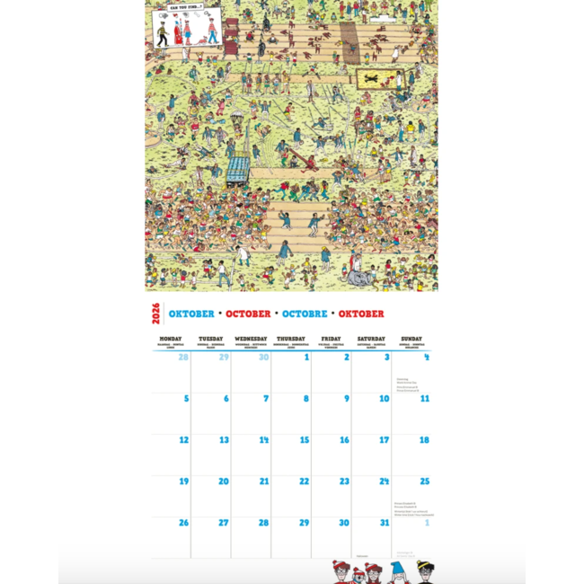 Kalender 26  Wheres Wally