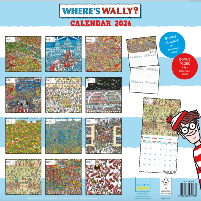 Kalender 26  Wheres Wally