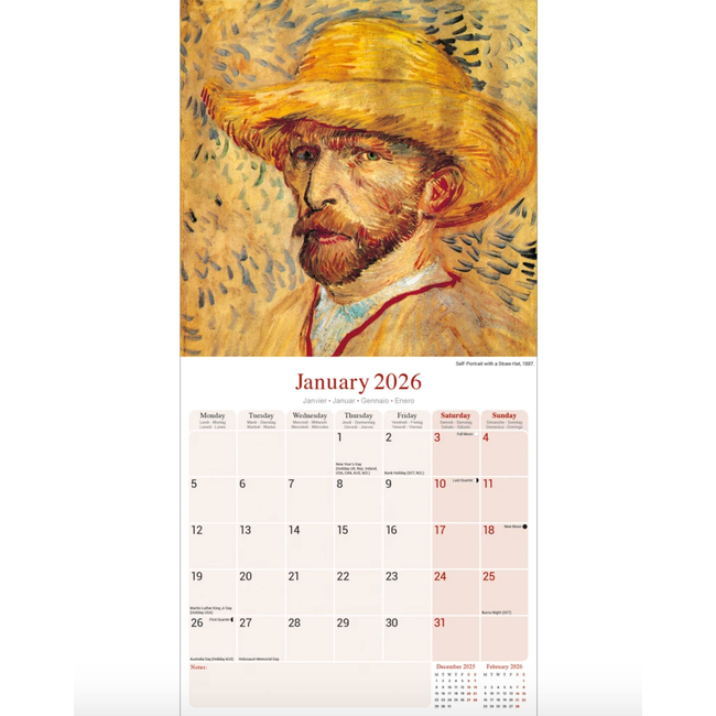 Kalender 26 Van Gogh