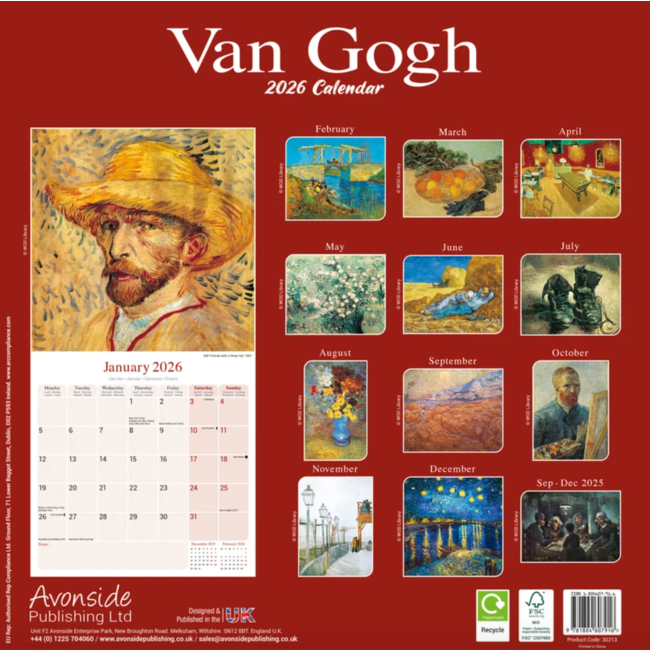 Kalender 26 Van Gogh