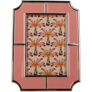Photo Frame Zinc Alloy Peach 10x15cm