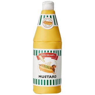 Mustard Pouch | Etui | Make-up tasje | Mosterd | Hot dog | 23×6.5cm