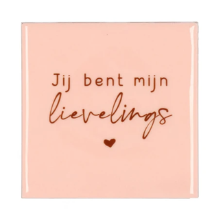 Tegel jij bent mijn lievelings | Liefde