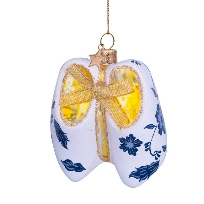 Vondels Decoratie Klompen Delftsblauw