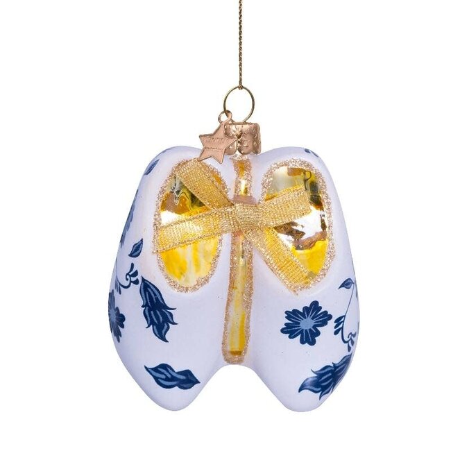 Vondels Decoratie Klompen Delftsblauw