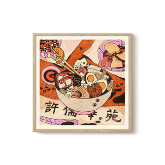 PSTR Studio Enikő Eged - Ramen Playground 40x40 cm