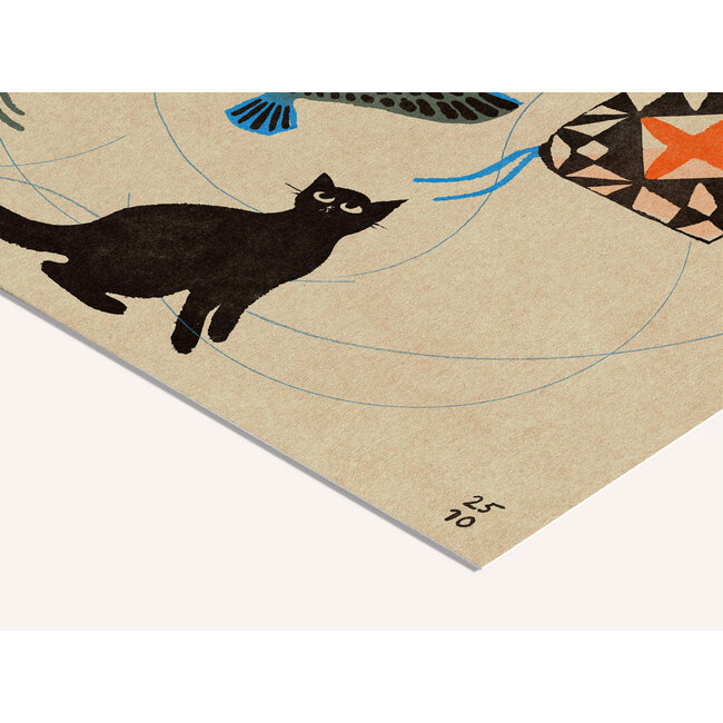 PSTR Studio Enikő Eged - Kite Kitten 40x40 cm