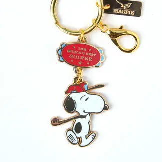 Peanuts World's Best Keyring Golfer | Snoopy | Golf | Sleutelhanger Peanuts World's Best Keyring Golfer | Snoopy | Golf | Sleutelhanger