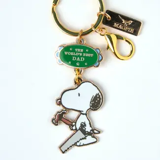 Peanuts World's Best Keyring Dad | Vader | Snoopy | Sleutelhanger Peanuts World's Best Keyring Dad | Vader | Snoopy | Sleutelhanger