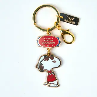 Peanuts World's Best Keyring Coolest | Snoopy | Sleutelhanger Peanuts World's Best Keyring Coolest | Snoopy | Sleutelhanger