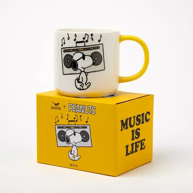 Peanuts Music Mug | Snoopy | Thee mok | Koffie beker