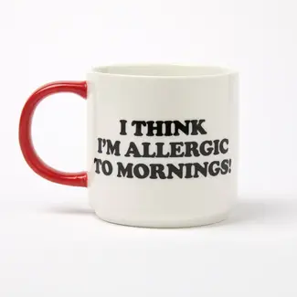 Peanuts Allergic to Mornings Mug | Thee mok | Koffie beker