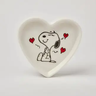Peanuts Heart Shaped Trinket Dish - Love | Sieradenschaaltje | Bon bon schaaltje | Theetip | Snoopy