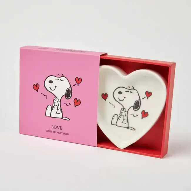 Peanuts Heart Shaped Trinket Dish - Love | Sieradenschaaltje | Snoopy