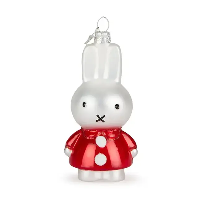 Vondels Decoratie Nijntje Santa dress H11cm w/box