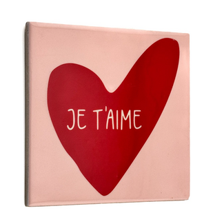 Tegel je t'aime | Liefde | Hart
