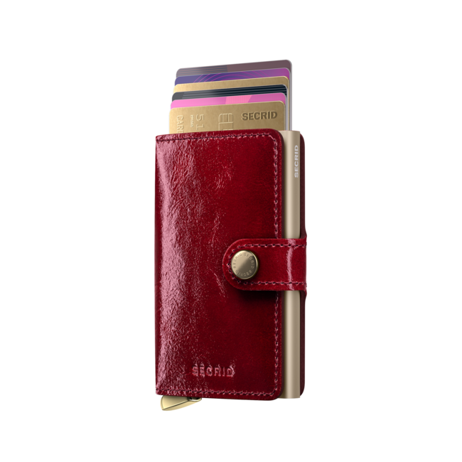 Secrid Miniwallet Premium Naplak Red | Portemonnee