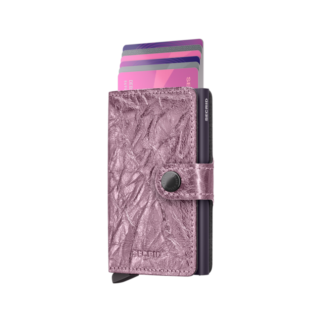 Secrid Miniwallet Crunch Pink | Portemonnee