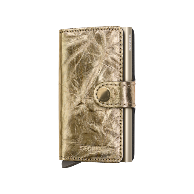 Secrid Miniwallet Crunch Gold | Portemonnee