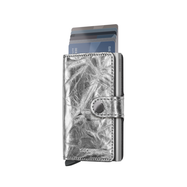 Secrid Miniwallet Crunch Silver | Portemonnee