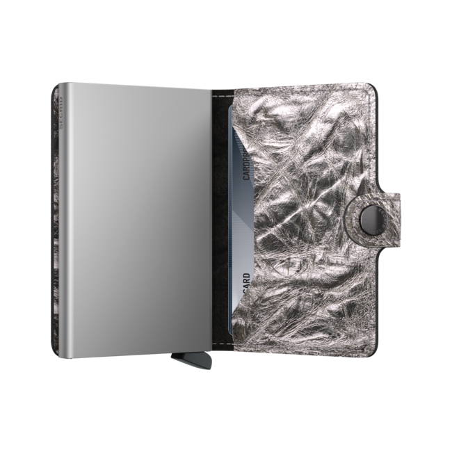 Secrid Miniwallet Crunch Silver | Portemonnee