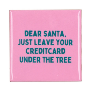Tegel Leave your creditcard under the tree | Kerst