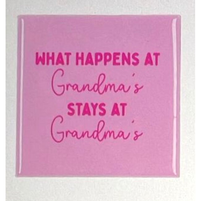 Tegel What happens at grandma's stays at grandma's