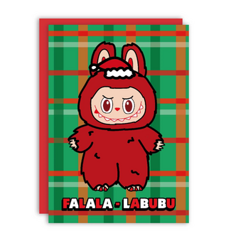 Studio Soph Falala Labubu Xmas card