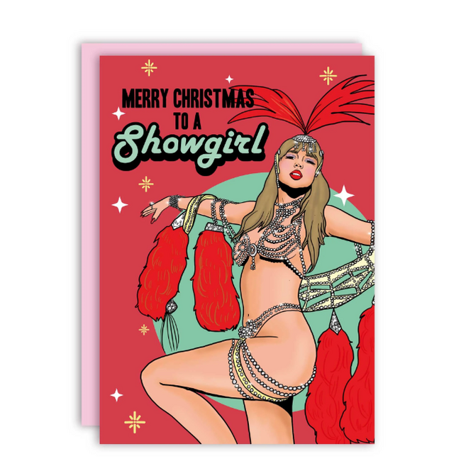 Studio Soph Showgirl Christmas card