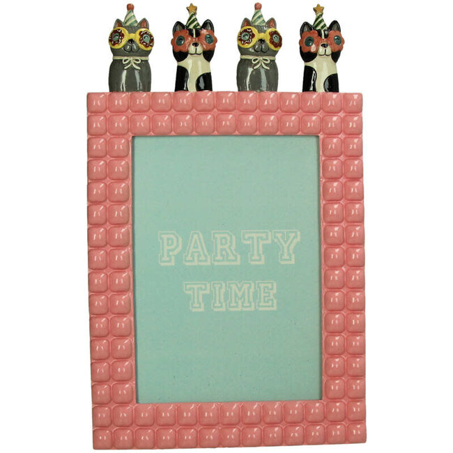 Fotolijstje Party Cats 13x18cm | Katten | Frame