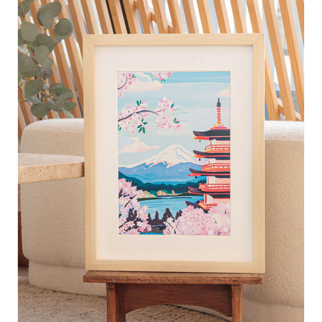 Mount Fuji - Paint by number kit