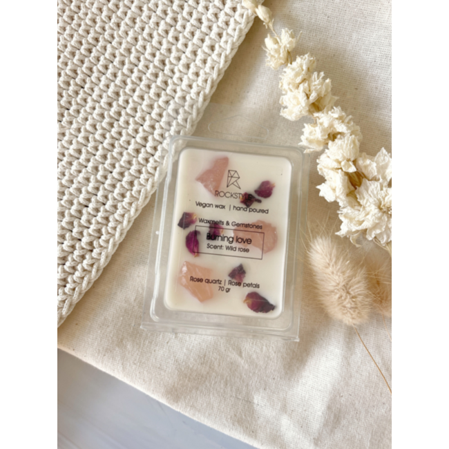 Waxmelts met edelstenen: Burning Love | Edelsteen
