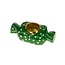 Candle holder Bonbon | Green | Groen | Strikjes | Kaarsenstandaard