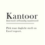 Tegel kantoor woordenboek | Collega