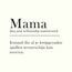 Tegel mama woordenboek | Moeder | Mum