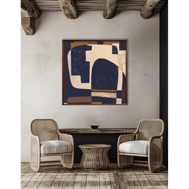 Wandkraft Ilse van Stoltz Momentum | Akoestisch schilderij | 74x74cm