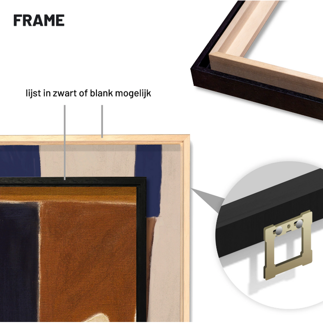 Wandkraft Ilse van Stoltz Kenesis | Akoestisch schilderij | 74x74cm