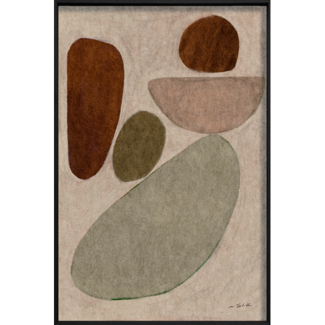 Wandkraft Ilse van Stoltz Hisui | Akoestisch schilderij | 80x120cm