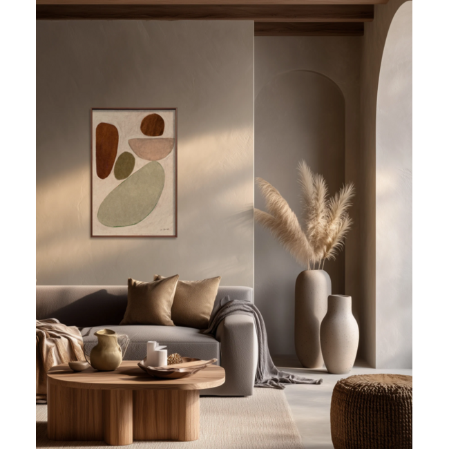 Wandkraft Ilse van Stoltz Hisui | Akoestisch schilderij | 80x120cm