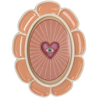 Photo Frame Polyresin Pink 10x15cm