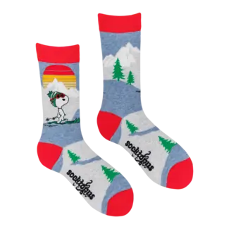Sok Snoopy in the Mountains blue 37-42 (wintersok)