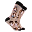 Sok Guinea Pig Socks - Posh Pigs oatmeal 37-42