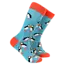 Sok Puffins Mate for life aqua 37-42 (laatste exemplaar)