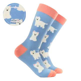 Sok Fluffy Westies 37-42